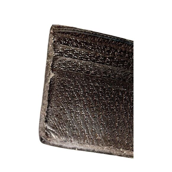 GG Marmont Men’s Black Pebble Leather Bi-fold Card Case Wallet Gold GG 428726 - Picture 8 of 13